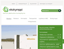 Tablet Screenshot of ekokymppi.fi